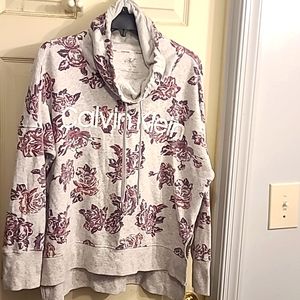 Calvin klein cowl neck sweatshirt